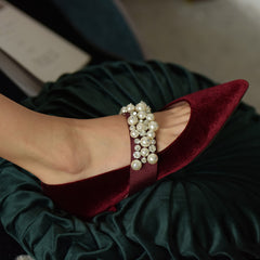 Beautiful Mary Jane Strappy Flats - Vintage Style Shoes