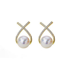 Silver Pearl Earrings